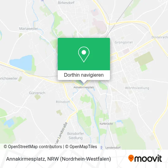 Annakirmesplatz Karte