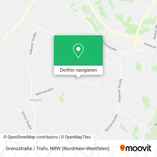 Grenzstraße / Trafo Karte