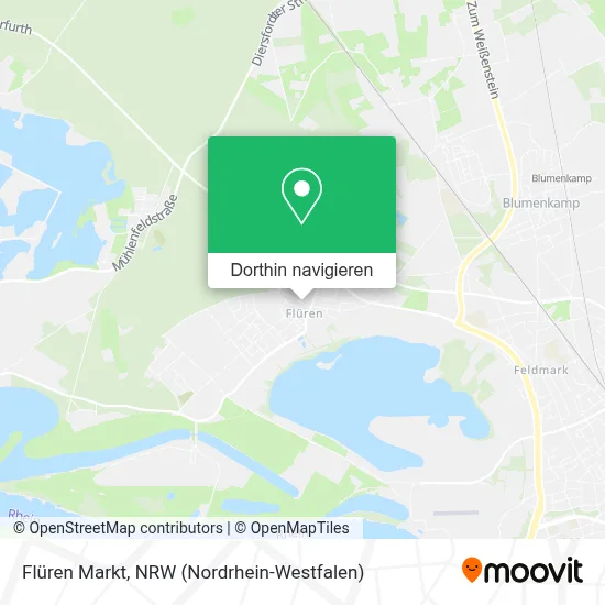 Flüren Markt Karte