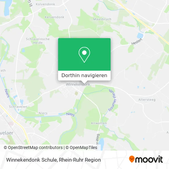 Winnekendonk Schule Karte