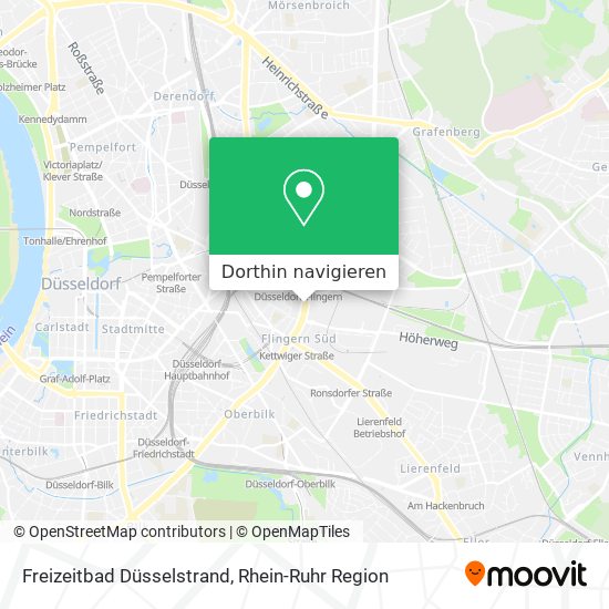 Freizeitbad Düsselstrand Karte