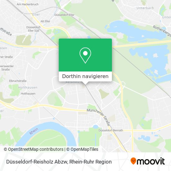 Düsseldorf-Reisholz Abzw Karte