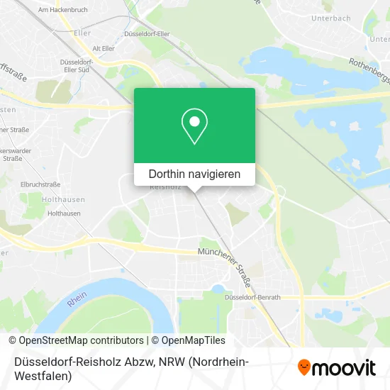 Düsseldorf-Reisholz Abzw Karte