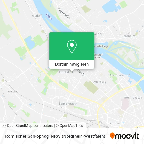 Römischer Sarkophag Karte