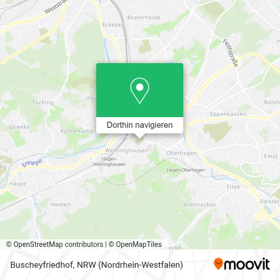 Buscheyfriedhof Karte