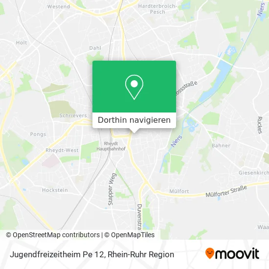 Jugendfreizeitheim Pe 12 Karte