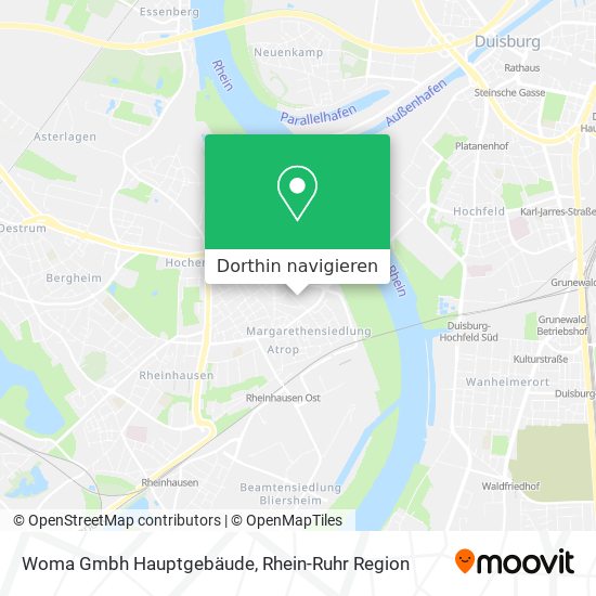 Woma Gmbh Hauptgebäude Karte