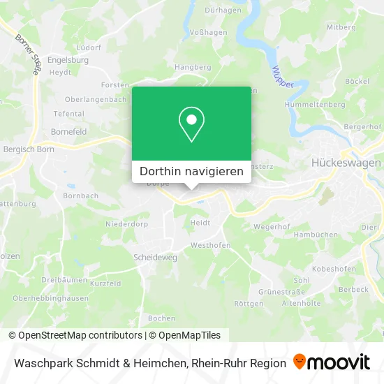 Waschpark Schmidt & Heimchen Karte