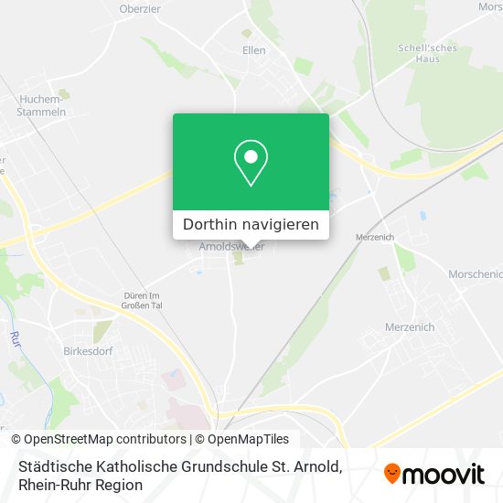 Städtische Katholische Grundschule St. Arnold Karte
