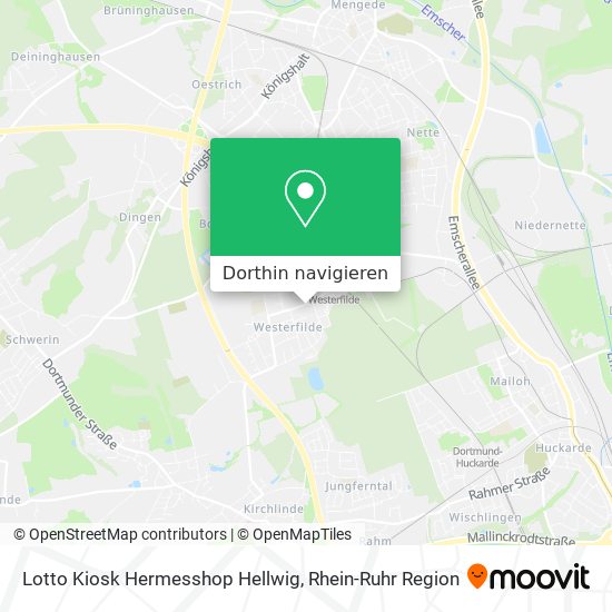 Lotto Kiosk Hermesshop Hellwig Karte