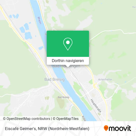 Eiscafé Geimer's Karte