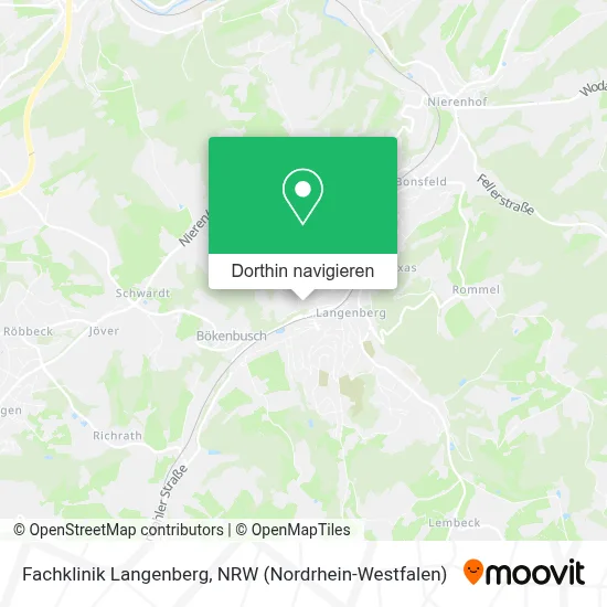 Fachklinik Langenberg Karte