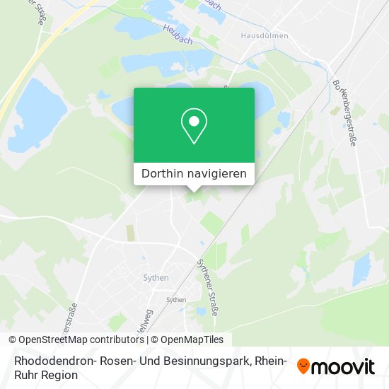 Rhododendron- Rosen- Und Besinnungspark Karte