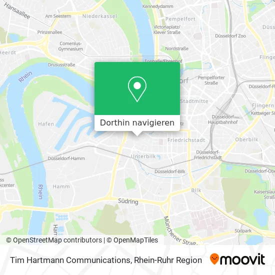 Tim Hartmann Communications Karte