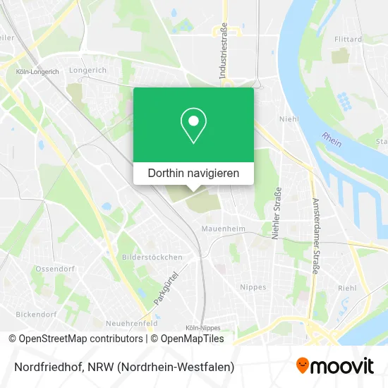 Nordfriedhof Karte