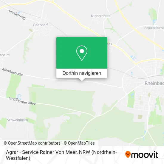 Agrar - Service Rainer Von Meer Karte