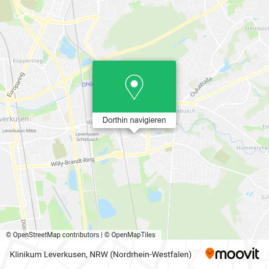 Klinikum Leverkusen Karte