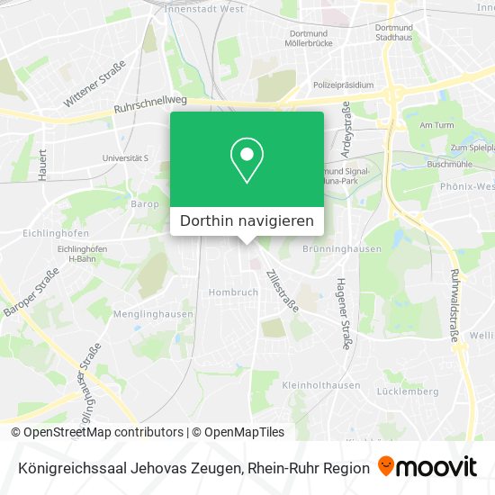 Königreichssaal Jehovas Zeugen Karte
