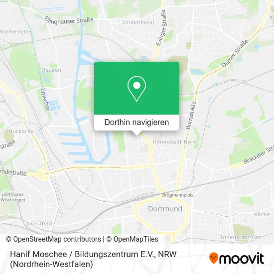 Hanif Moschee / Bildungszentrum E.V. Karte