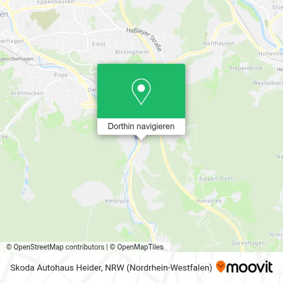 Skoda Autohaus Heider Karte