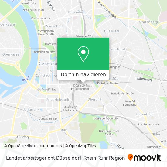 Landesarbeitsgericht Düsseldorf Karte