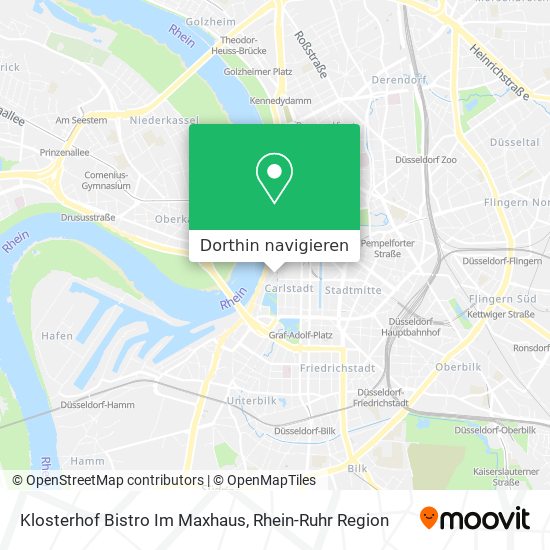 Klosterhof Bistro Im Maxhaus Karte