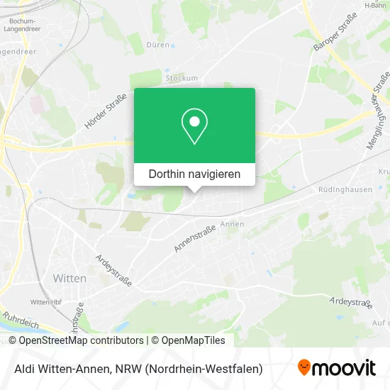 Aldi Witten-Annen Karte