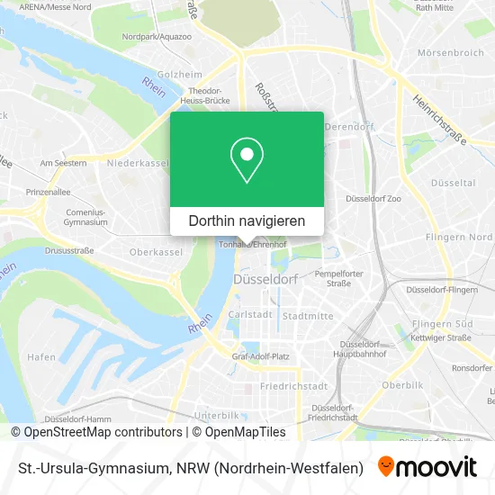 St.-Ursula-Gymnasium Karte