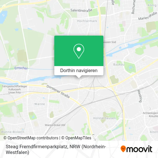 Steag Fremdfirmenparkplatz Karte