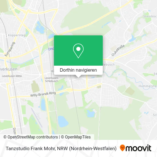 Tanzstudio Frank Mohr Karte