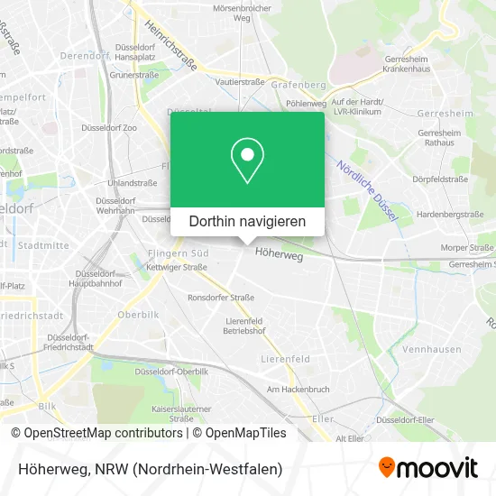 Höherweg Karte