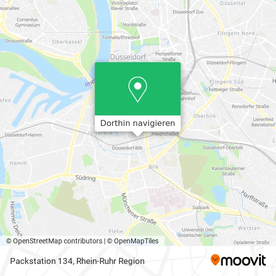 Packstation 134 Karte