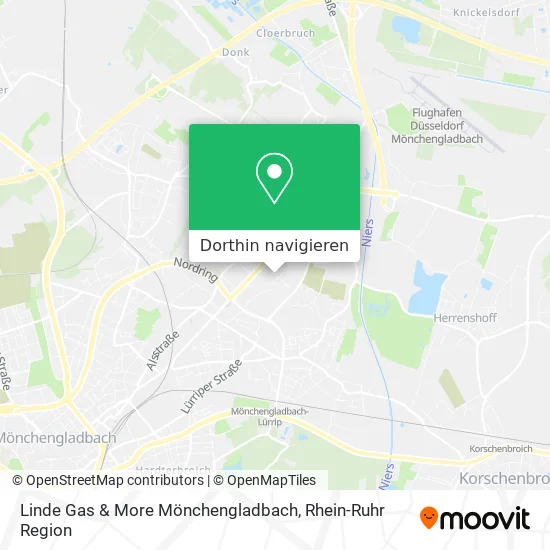 Linde Gas & More Mönchengladbach Karte