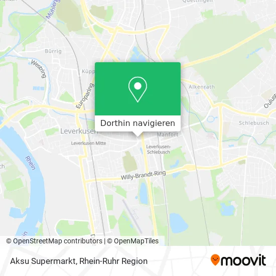 Aksu Supermarkt Karte