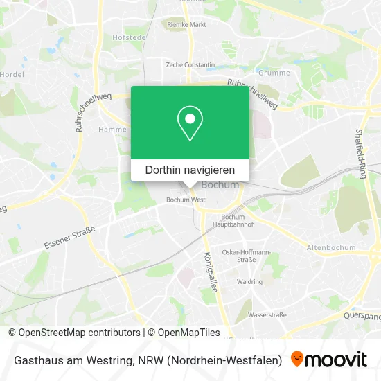 Gasthaus am Westring Karte