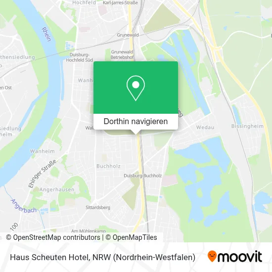 Haus Scheuten Hotel Karte