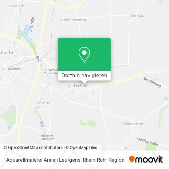 Aquarellmalerei Anneli Leufgens Karte