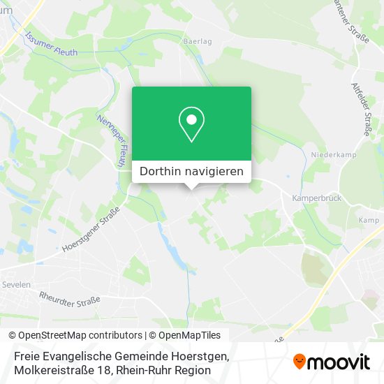 Freie Evangelische Gemeinde Hoerstgen, Molkereistraße 18 Karte
