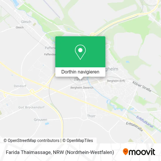 Farida Thaimassage Karte