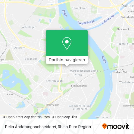 Pelin Änderungsschneiderei Karte
