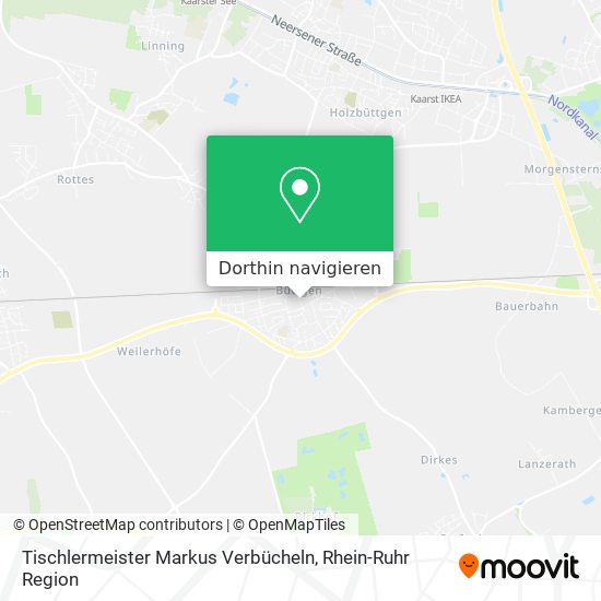 Tischlermeister Markus Verbücheln Karte