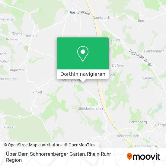 Über Dem Schnorrenberger Garten Karte