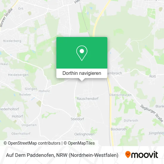 Auf Dem Paddenofen Karte