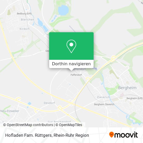 Hofladen Fam. Rüttgers Karte