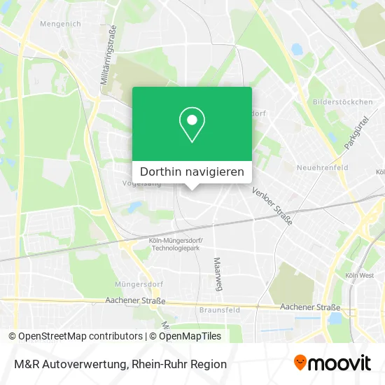 M&R Autoverwertung Karte