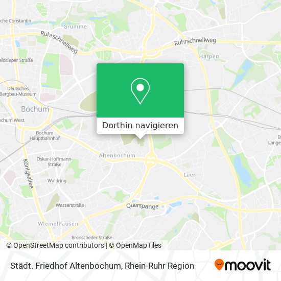 Städt. Friedhof Altenbochum Karte
