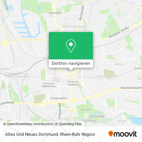 Altes Und Neues Dortmund Karte