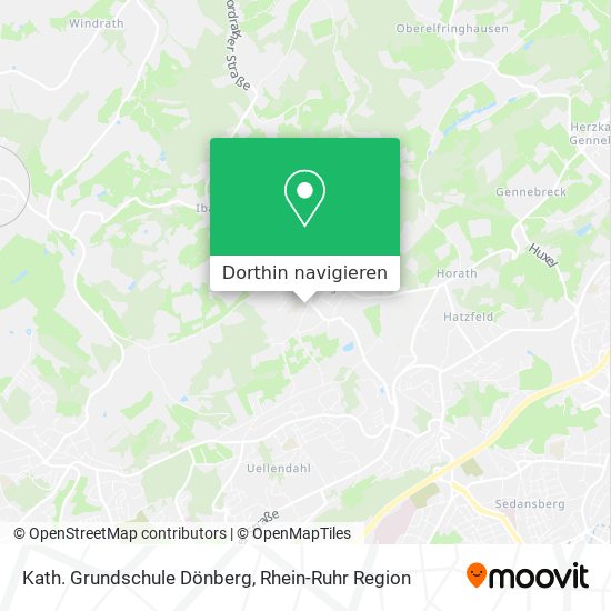 Kath. Grundschule Dönberg Karte