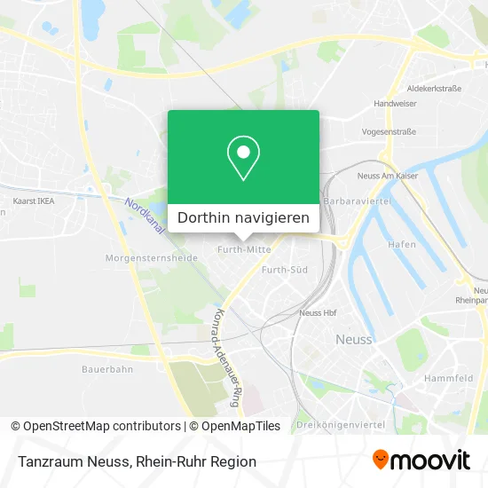 Tanzraum Neuss Karte