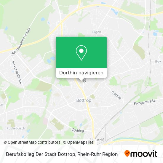 Berufskolleg Der Stadt Bottrop Karte